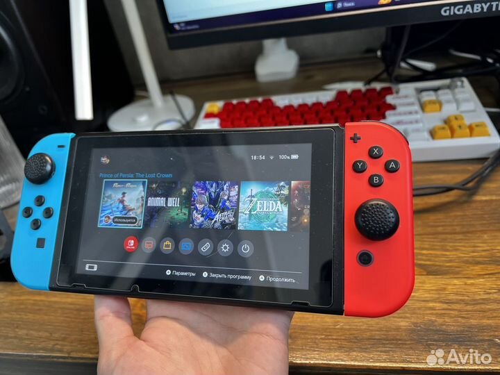 Nintendo switch 128gb rev 1 прошитая