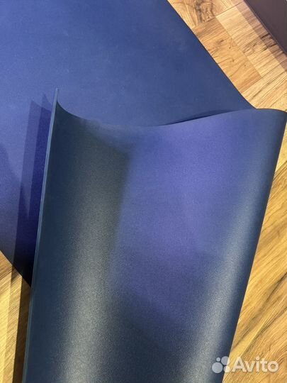 Коврик доя йоги каучуковый Salamander синий