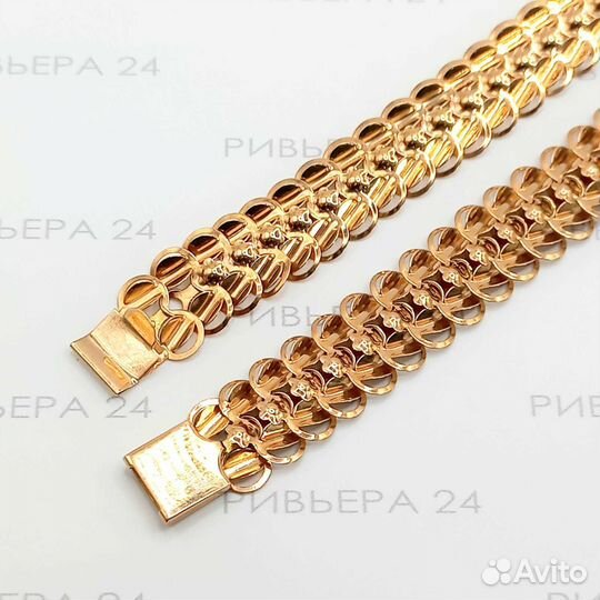 Золотое колье 55 см 585 пробы 18.75 грамм