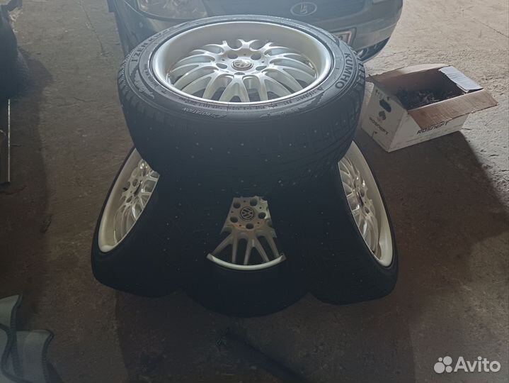 Литые диски r17 5x112 volkswagen, комплект 4шт