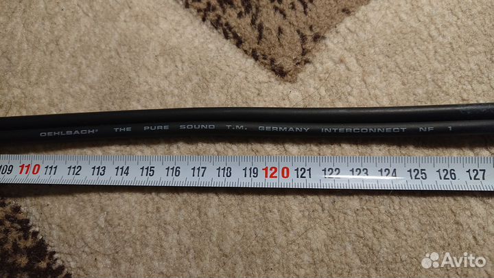 Межблочный кабель rca