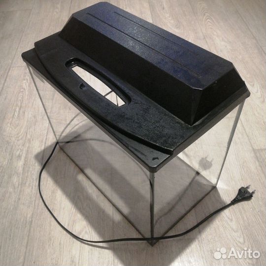 Аквариум 30л, с крышкой, с подсветкой, 40*32*23см