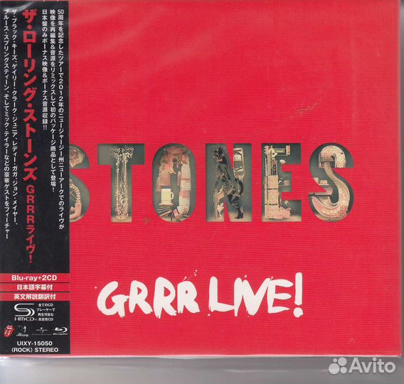 Rolling stones - grrr live (2012,bluray,2shmcd,LTD