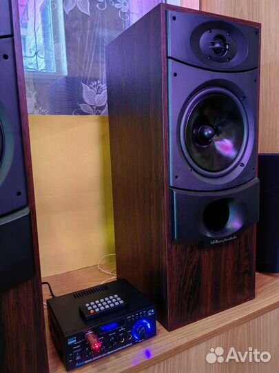 Акустические колонки, усилитель