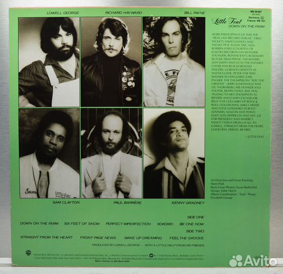 Виниловая пластинка little feat 