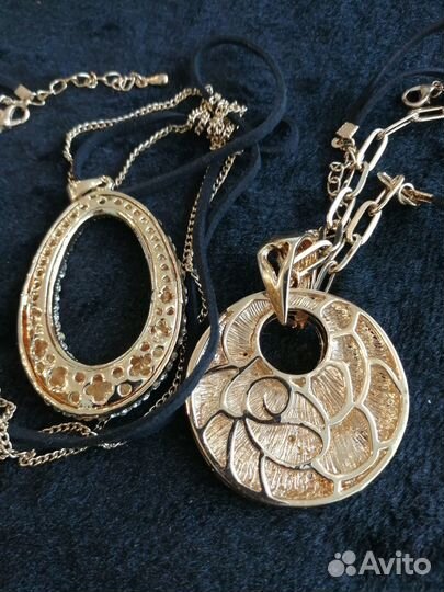 Кулон с камнями бижутерия