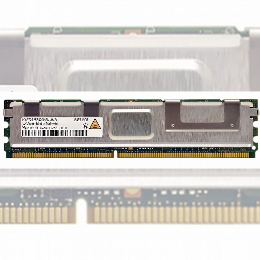 [HYS72T256420HFN-3S-B] Оперативная Память Qimonda Hys72t256420hfn-3s-B