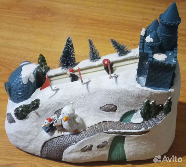 Новогодняя композиция с движ и подсветкой