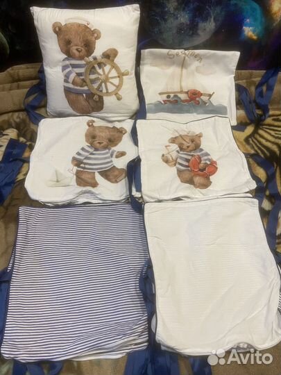 Бортики в детскую кроватку