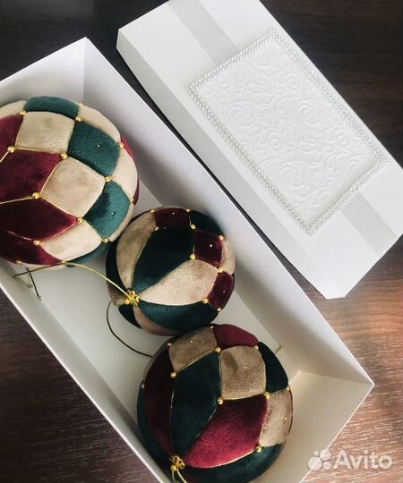 Новогодние шары ручной работы