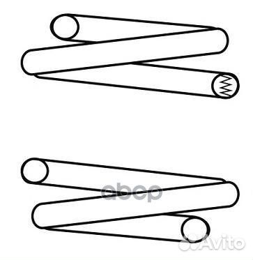 Пружина передняя 14201007 CS Germany