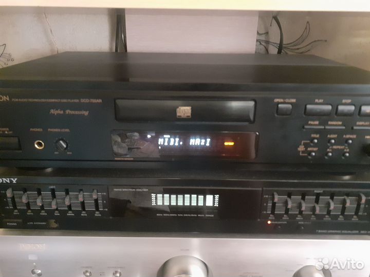 Cd проигрыватель denon