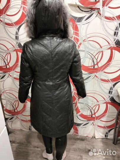 Дубленка натуральная женская с капюшоном