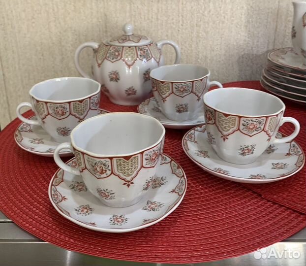 Кофейный сервиз тонкостенный лфз « арка»