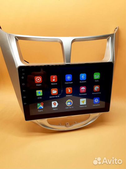 Магнитола андроид Хёндэ Солярис, Акцент 2010-16г