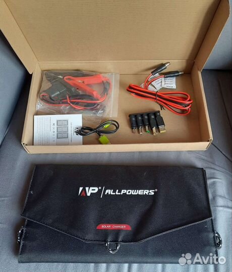 Солнечная батарея складная Allpowers 21W 5-18V,10w