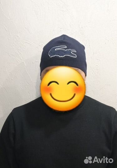 Шапка шерстяная lacoste