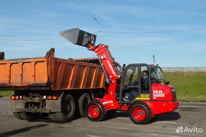 Мини-погрузчик Polar Badger WL50T, 2023