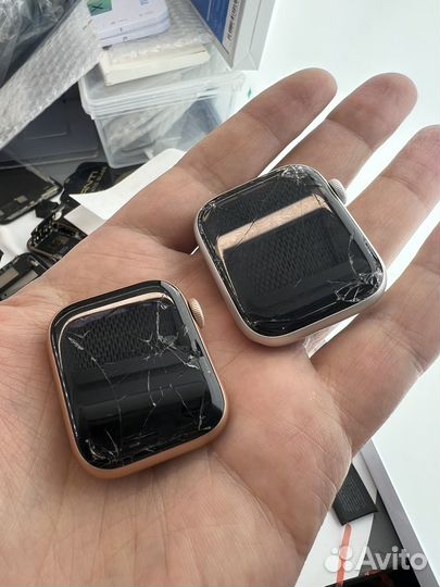 Замена стекла Apple Watch