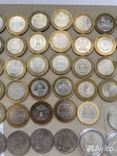 10 рублей биметалл и другие юбилейки