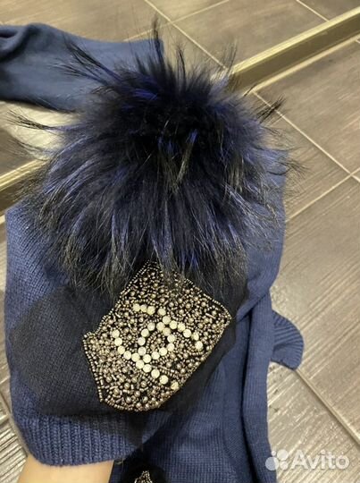 Комплект шапка и шарф