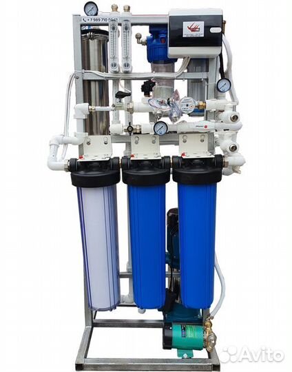 Установка обратного осмоса 250 литров в час