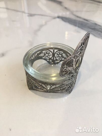 Солонка мельхиор СССР