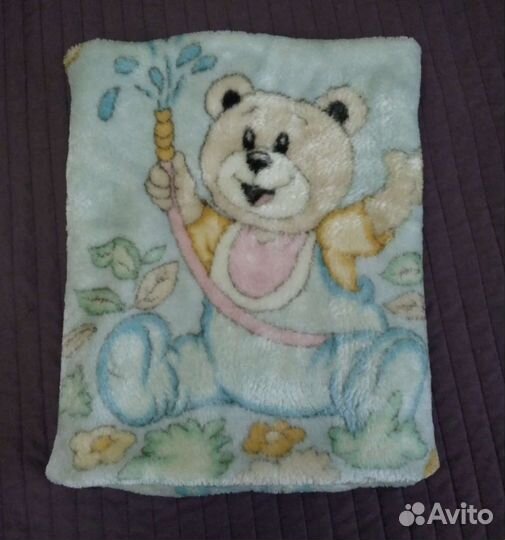 Детский флисовый плед 90/110