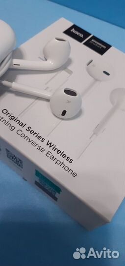 Наушники lighting для iPhone проводные Hoco