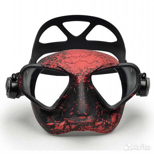 Двухстекольная маска для подводной охоты Falcon Fi