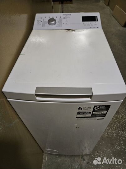 Стиральная машина бу hotpoint ariston с верт.загр