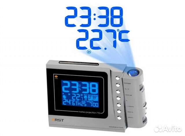 Проекционная метеостанция-часы RST 32712