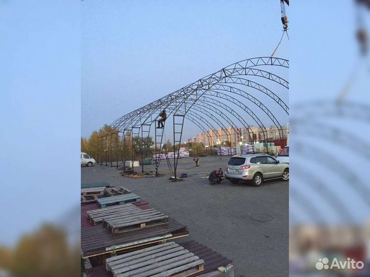 Арочный ангар тип «В» 20х30м