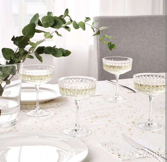 Бокалы для шампанского sallskapling IKEA икея
