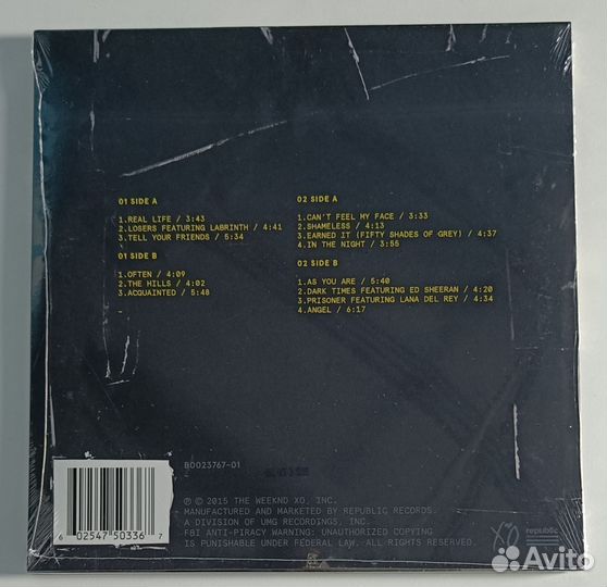 The Weeknd - Beauty Behind the Madness 2LP