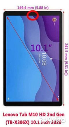 Чехол для Lenovo Tab M10 HD 2nd Gen TB-X306 черный