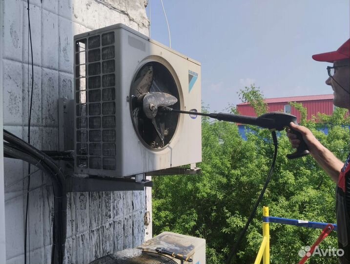 Обслуживание чистка ремонт кондиционеров