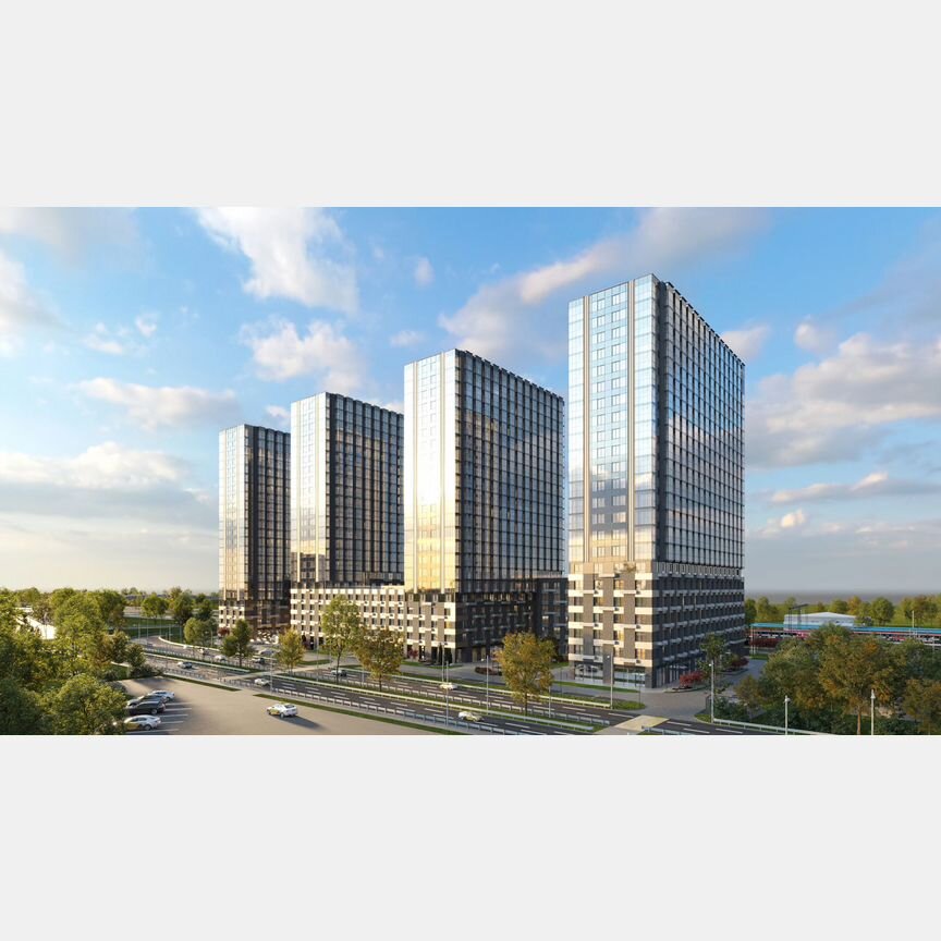 1-к. апартаменты, 42,1 м², 18/23 эт.