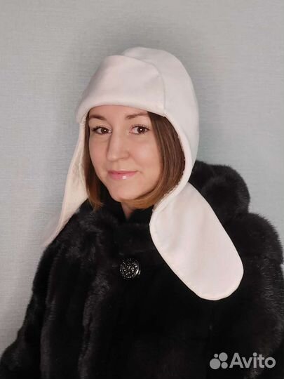 Шапка ушанка женская