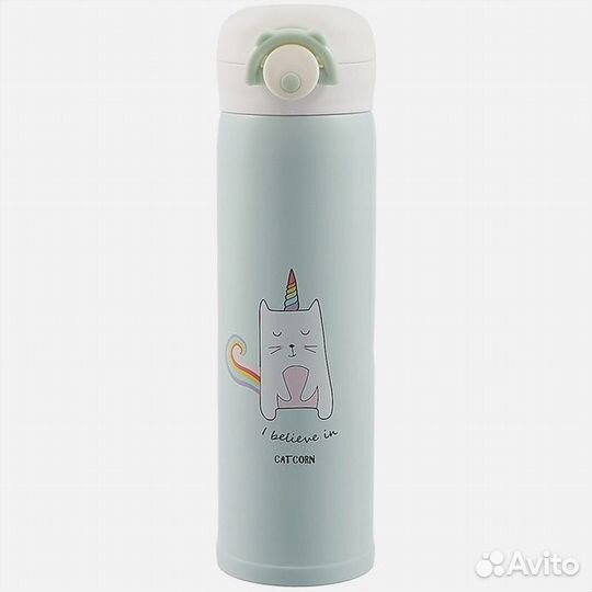 Термос «Котик-единорог», 500 мл