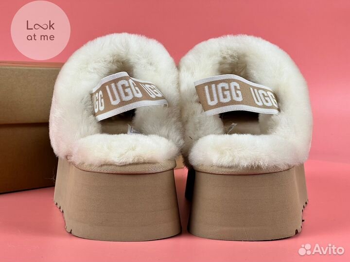 Женские тапочки на платформе Ugg Platform Sand