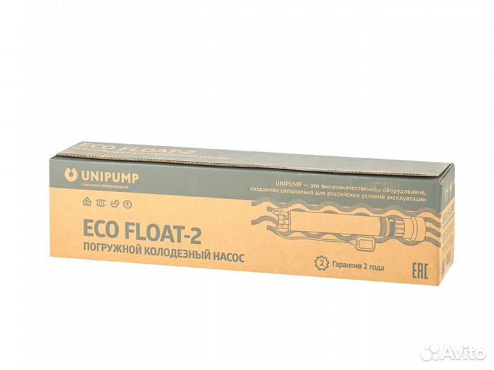 Насос колодезный Unipump Eco Float 2. Новый