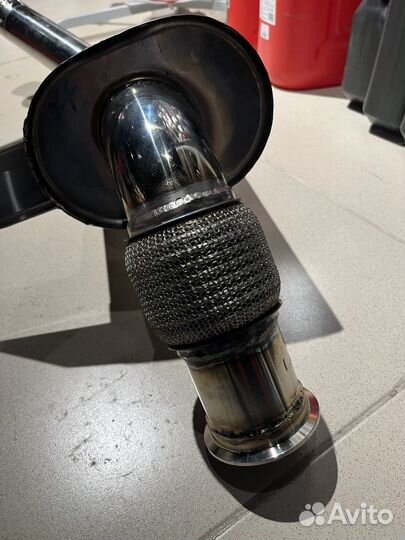 Прямоточный полный тихий выхлоп 76 мм BRP Maverck