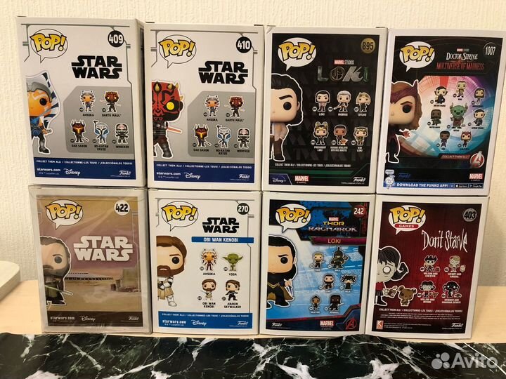 Funko Pop разные: Star Wars, Marvel, другие