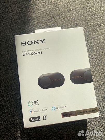 Наушники sony wf 1000xm3 новые