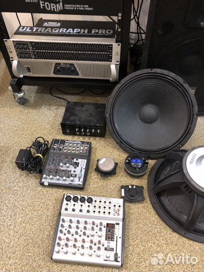 Ремонт усилителей микшерных пультов динамиков