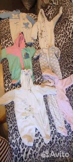 Детские вещи пакетом от 0 до года для девочки