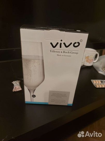 Бокалы для шампанского новые