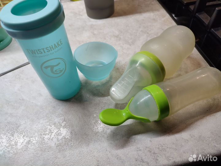 Для новорожденных бутылочки, пыльник