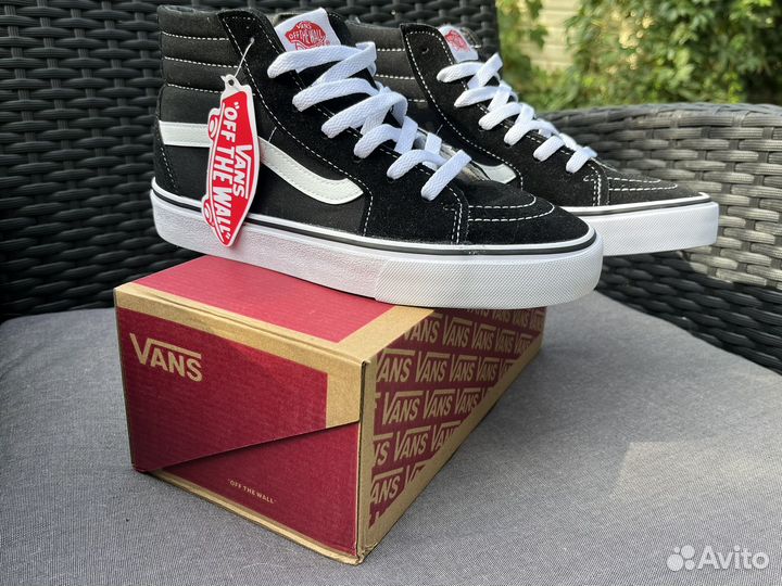 Кеды vans высокие